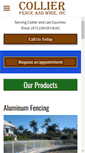 Mobile Screenshot of collierfence.com